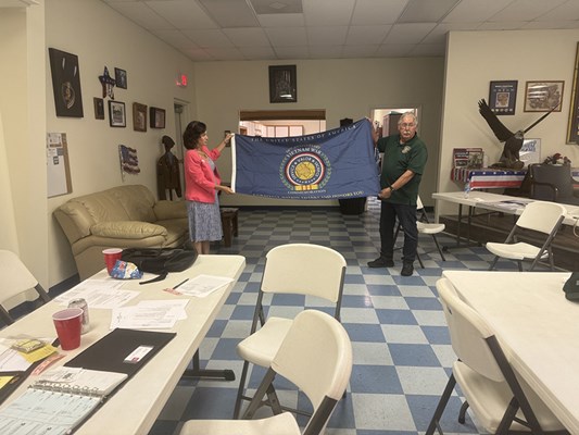 Honorary Partner ceremony for NC VVA Chapter 124 by members of the NC Edward Buncombe Chapter NSDAR.